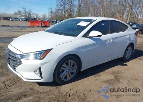 2019 Hyundai Elantra Sel from USA, damaged, VIN 5NPD84LF2KH452815